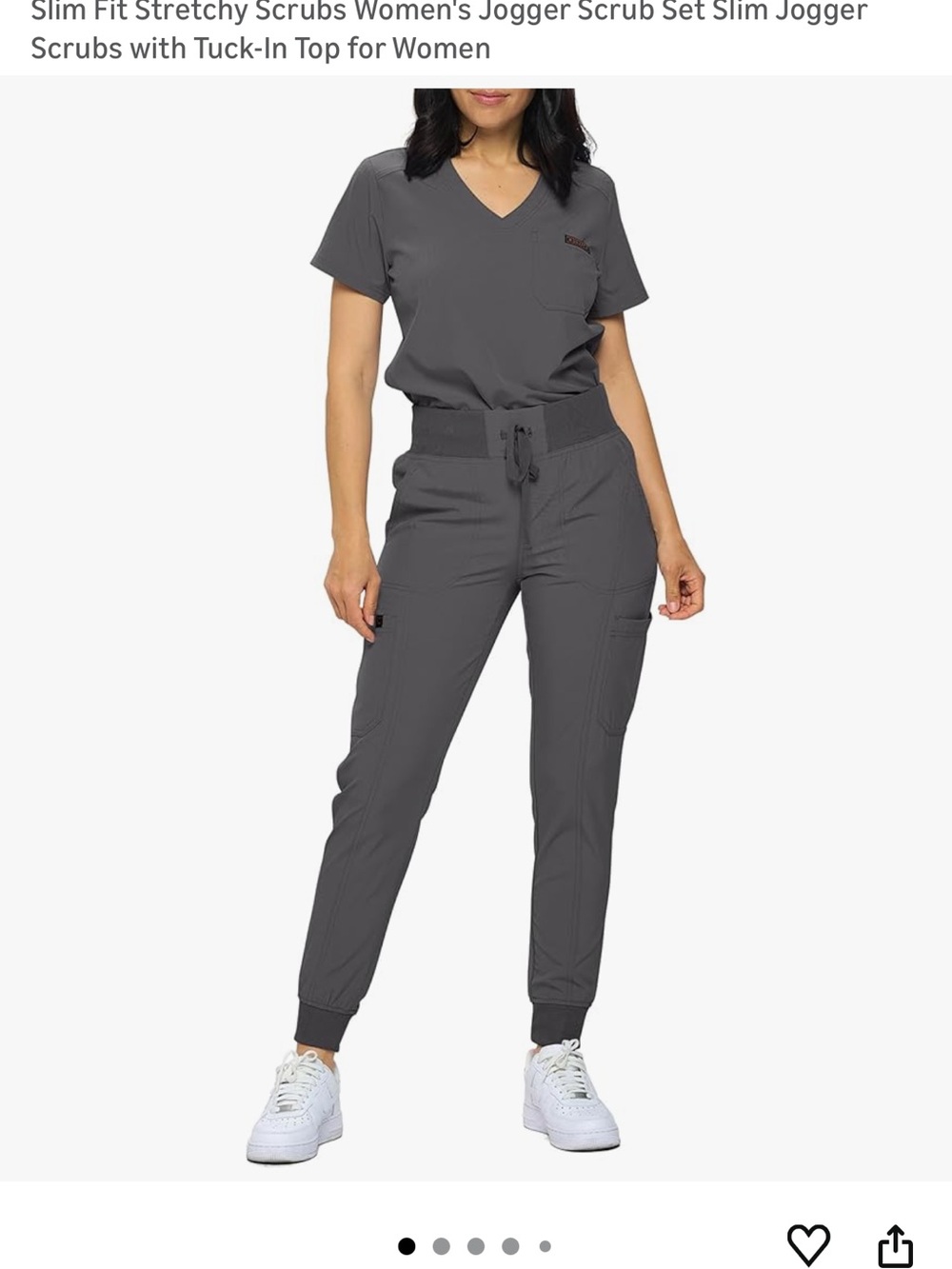 Slim Stretch Jogger Scrub set